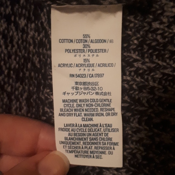 ‼️ Old Navy Tri Color Knit Sweater size M - Picture 7 of 7